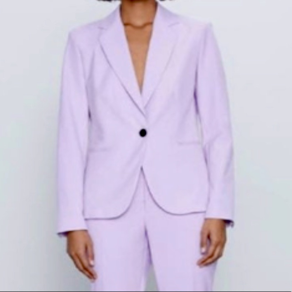 NWT - Zara lilac blazer - gorgeous color !!